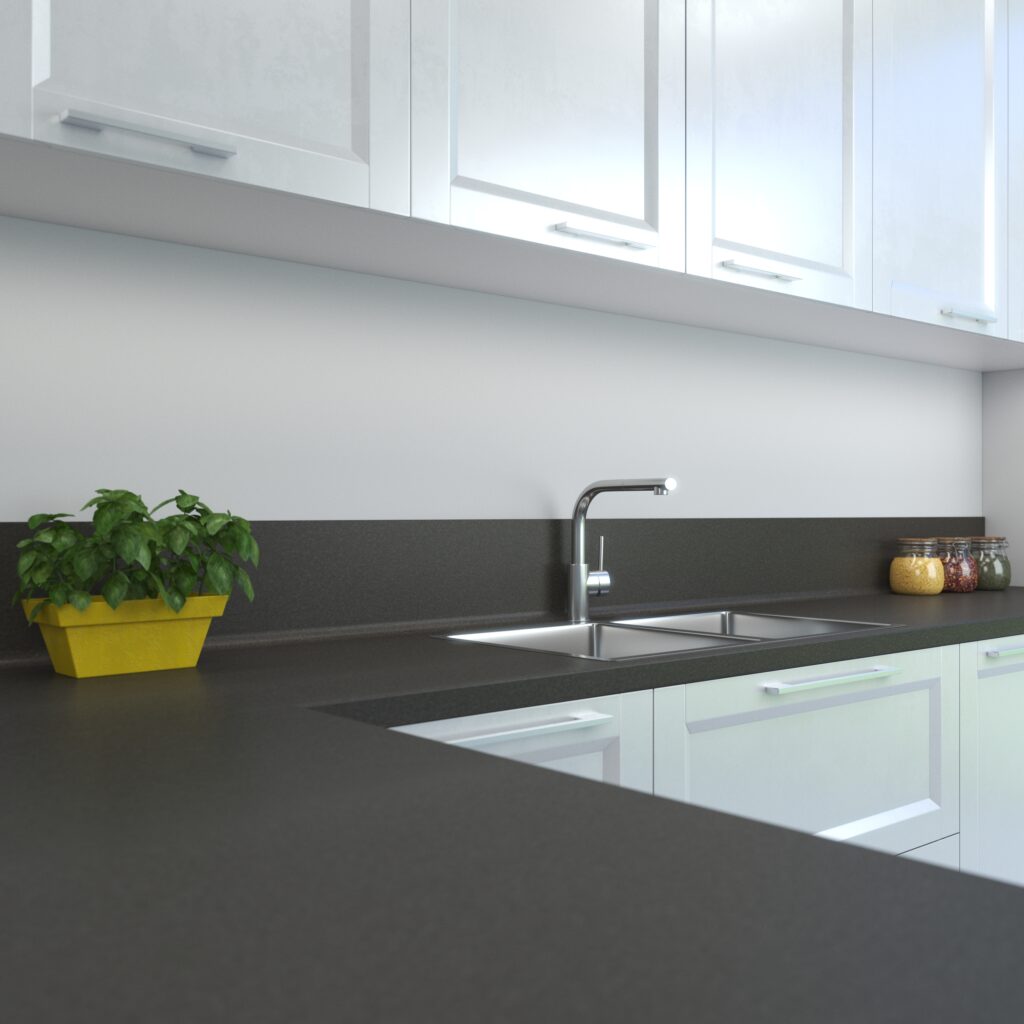 Home Essentials 'Italian Stone' Kitchen Upstand Available from Rearo