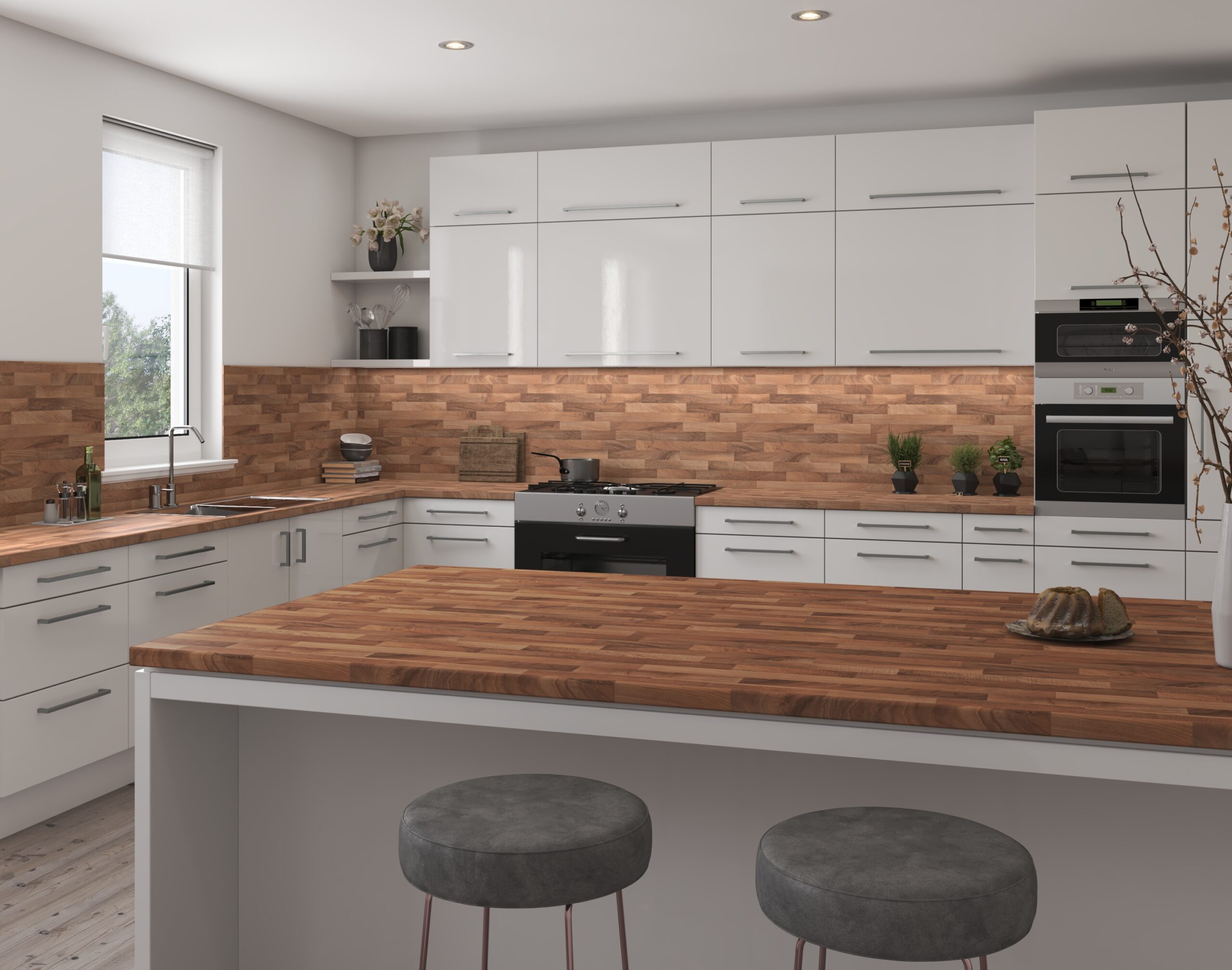 Walnut Butchers Block Room Image