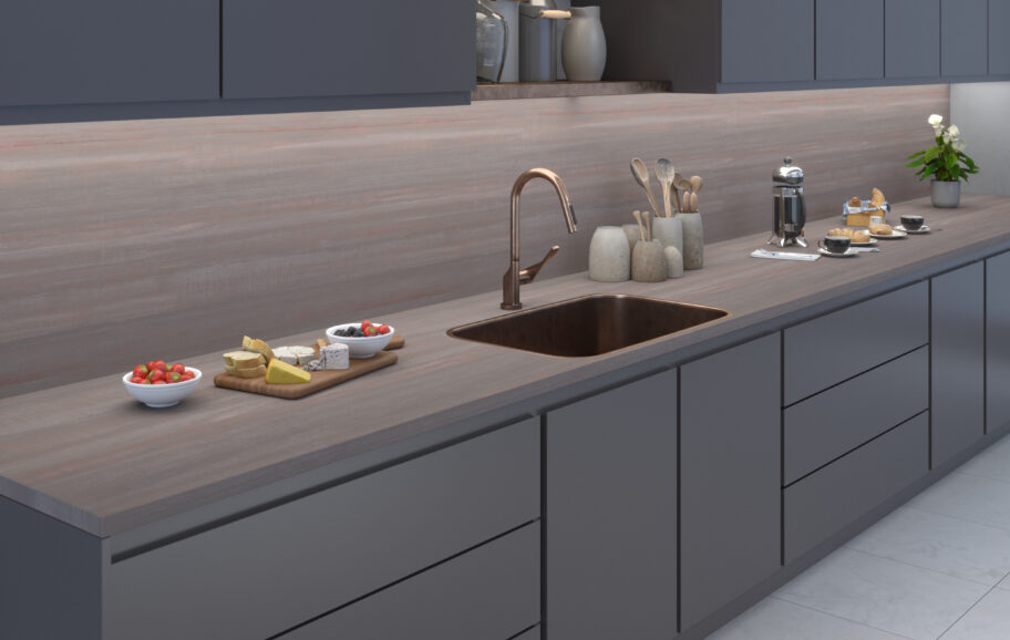 Senses hipster copper clearance kitchen splashback