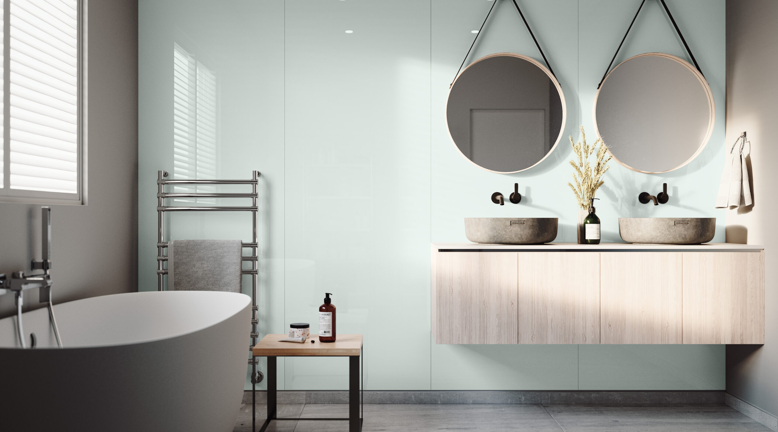 Zenolite Glacier acrylic Bathroom shower wall panel