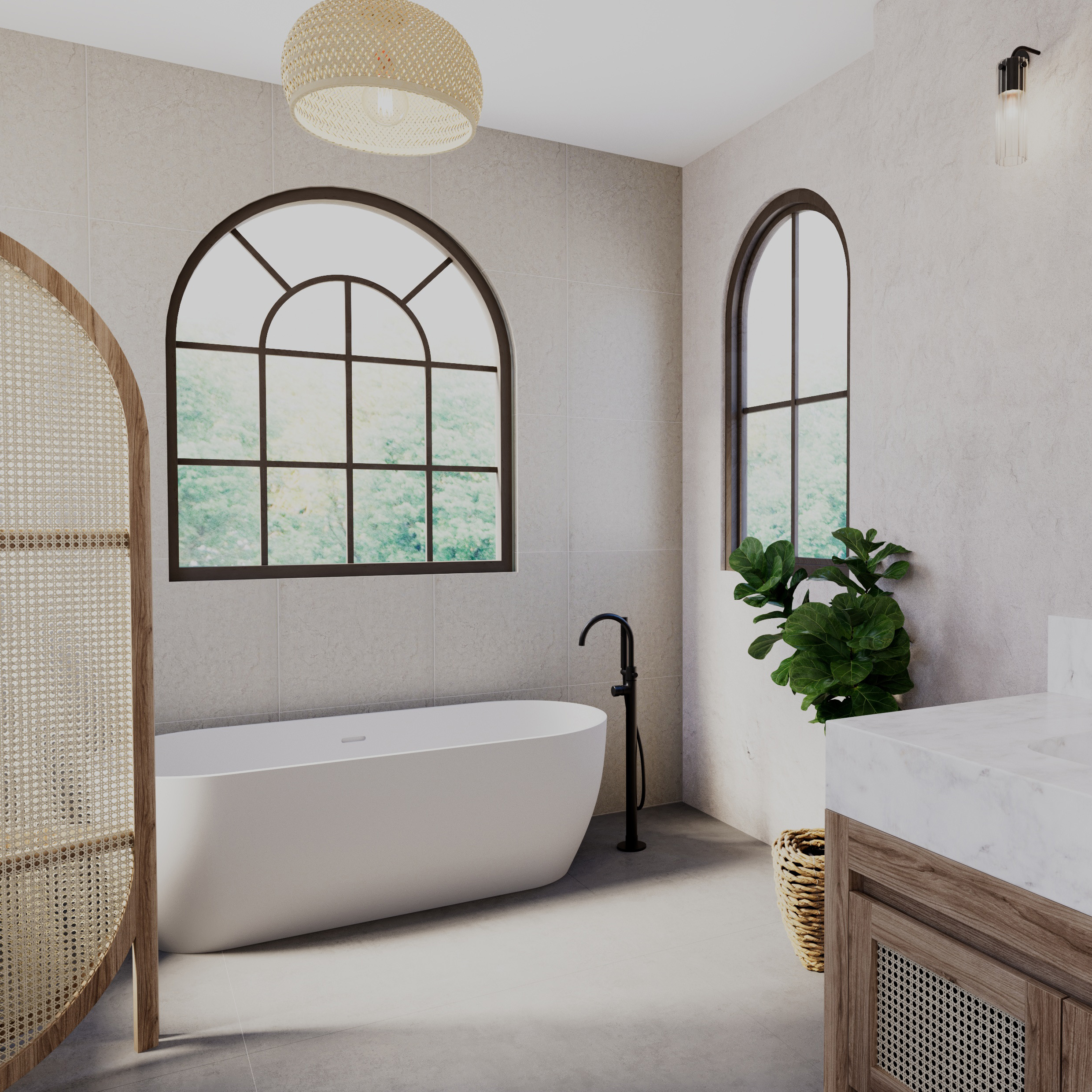 Rearo_santorini marble s 60x60_bathroom_wall_ppanel_1200x600_berryalloc_psh_Lifestyle_2_62001744