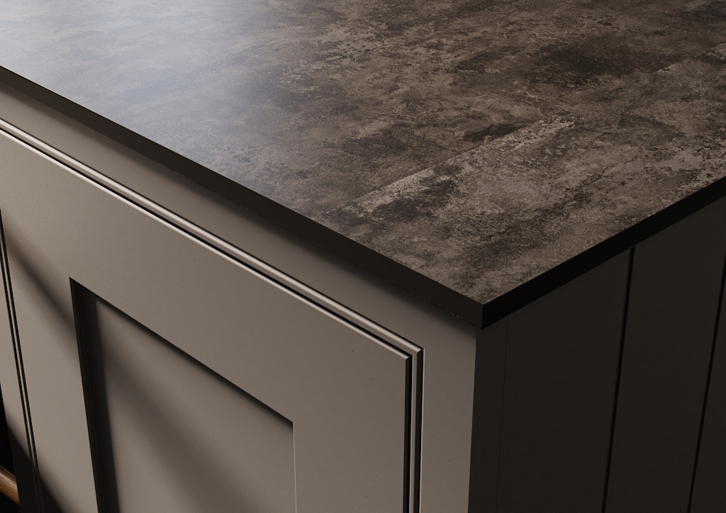 Senses Nero Ash Kitchen Surfaces – Compact