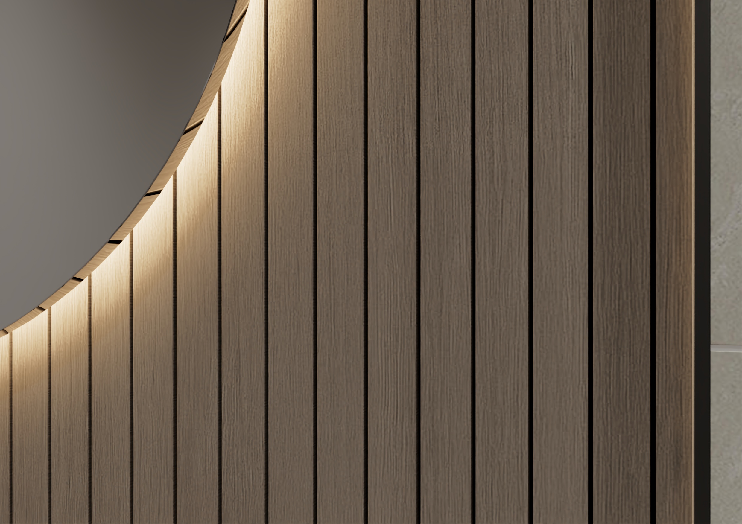 Lyngdal Eden Oak Slat Wall Panel - Image 2